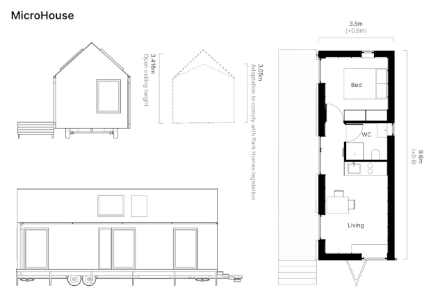 WikiHouse MicroHouse plan